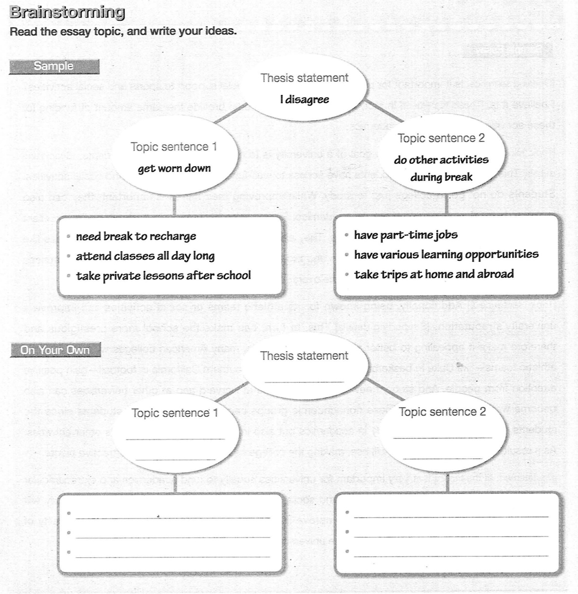 BrainStorming_Year-Round School or Vacations