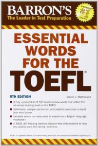 Barron's Essential Words for the TOEFL - Wikitoefl.Net