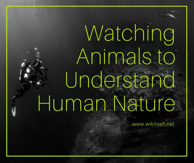 Watching Animals to Understand Human Nature - Wikitoefl.Net