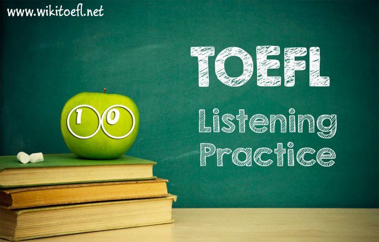 TOEFL IBT Listening Practice Test 10 From Delta's Key TOEFL Test