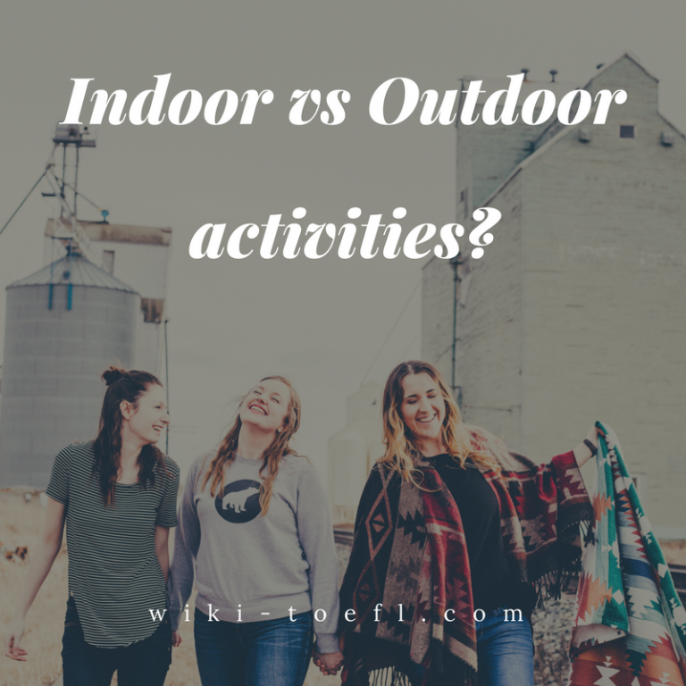 outdoor activities wiki toefl