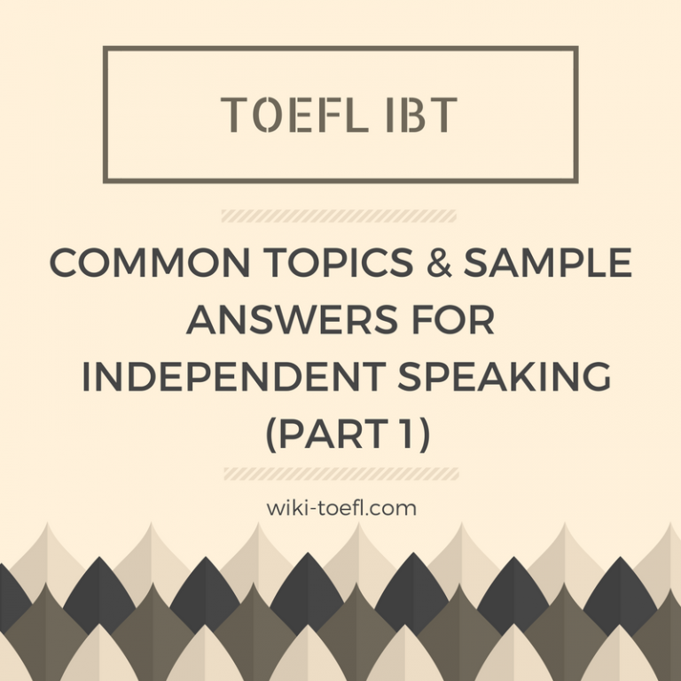 wiki toefl speaking