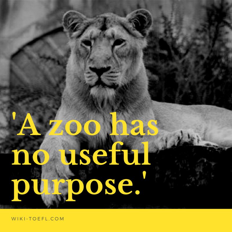zoo has no purpose wiki toefl