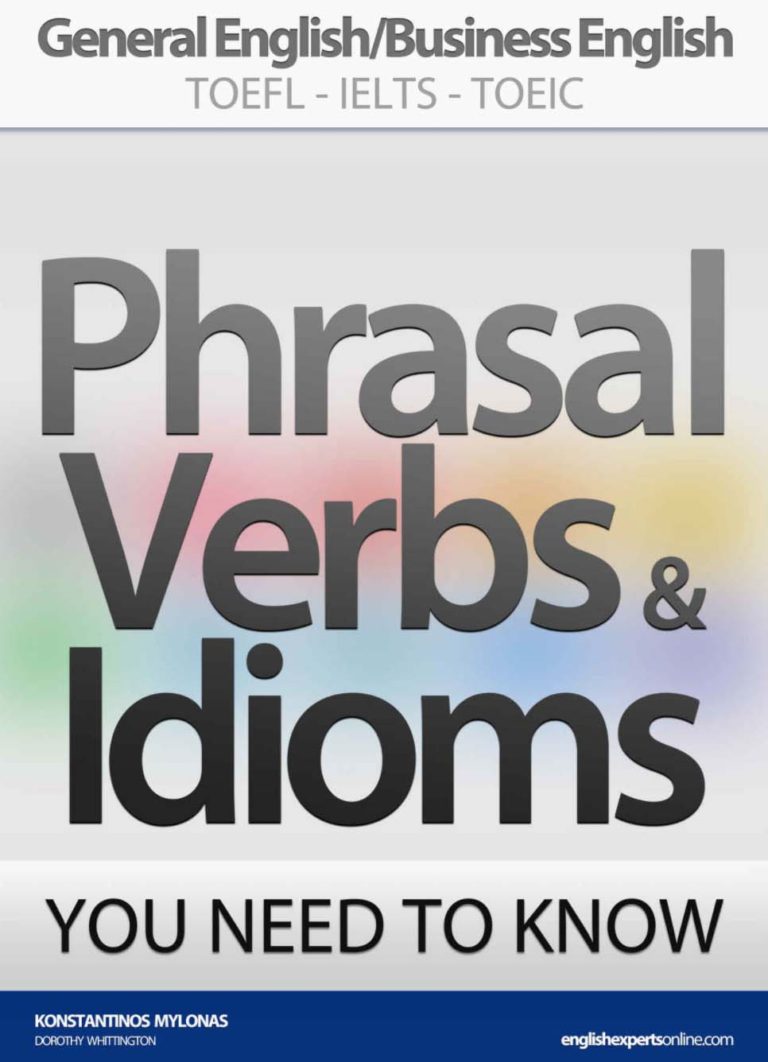 PHRASAL VERBS & IDIOMS YOU NEED TO KNOW TOEFL iBT