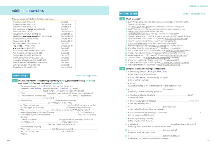 English Grammar In Use 2019 supplementary exercises